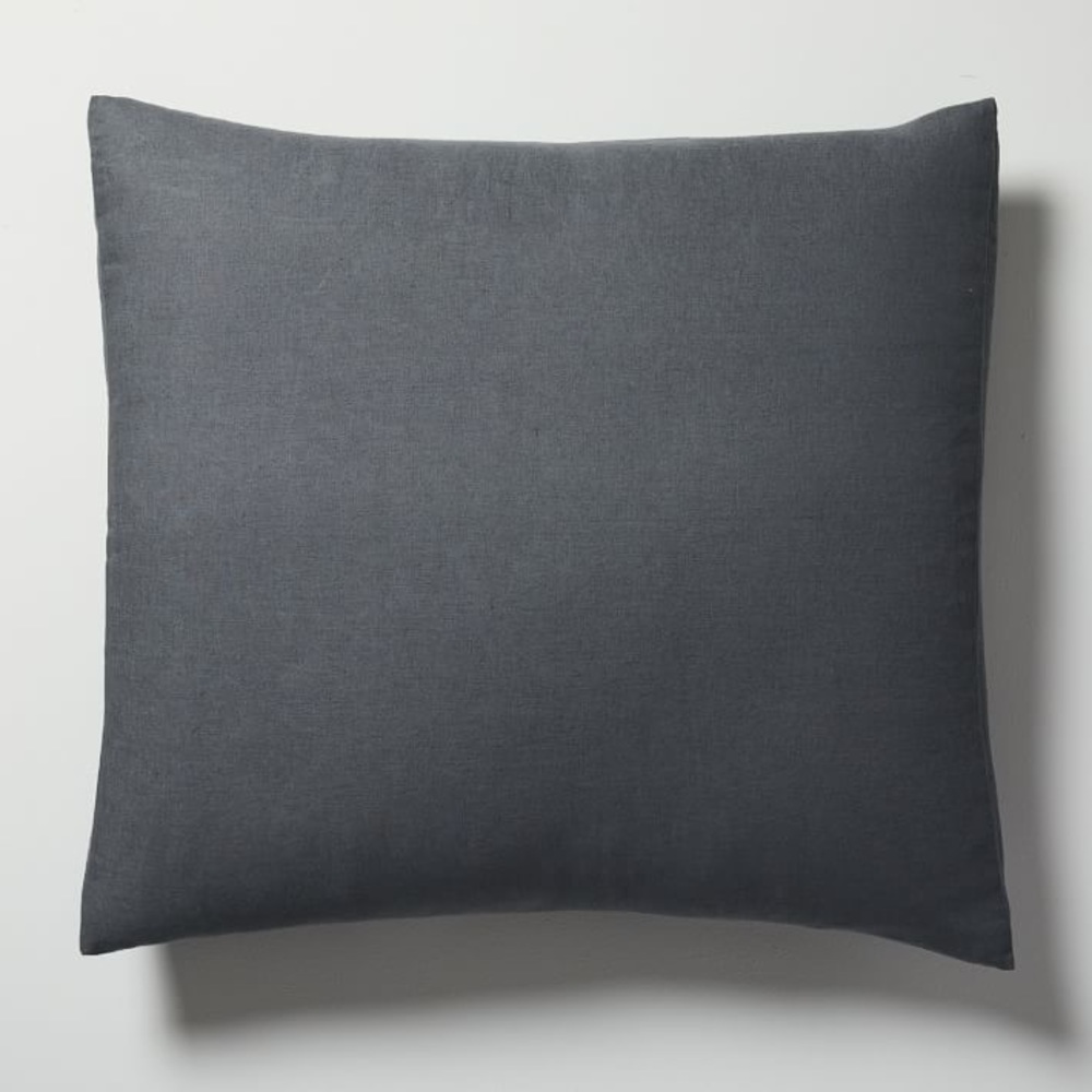 West Elm European Linen Euro Shams: set of 2